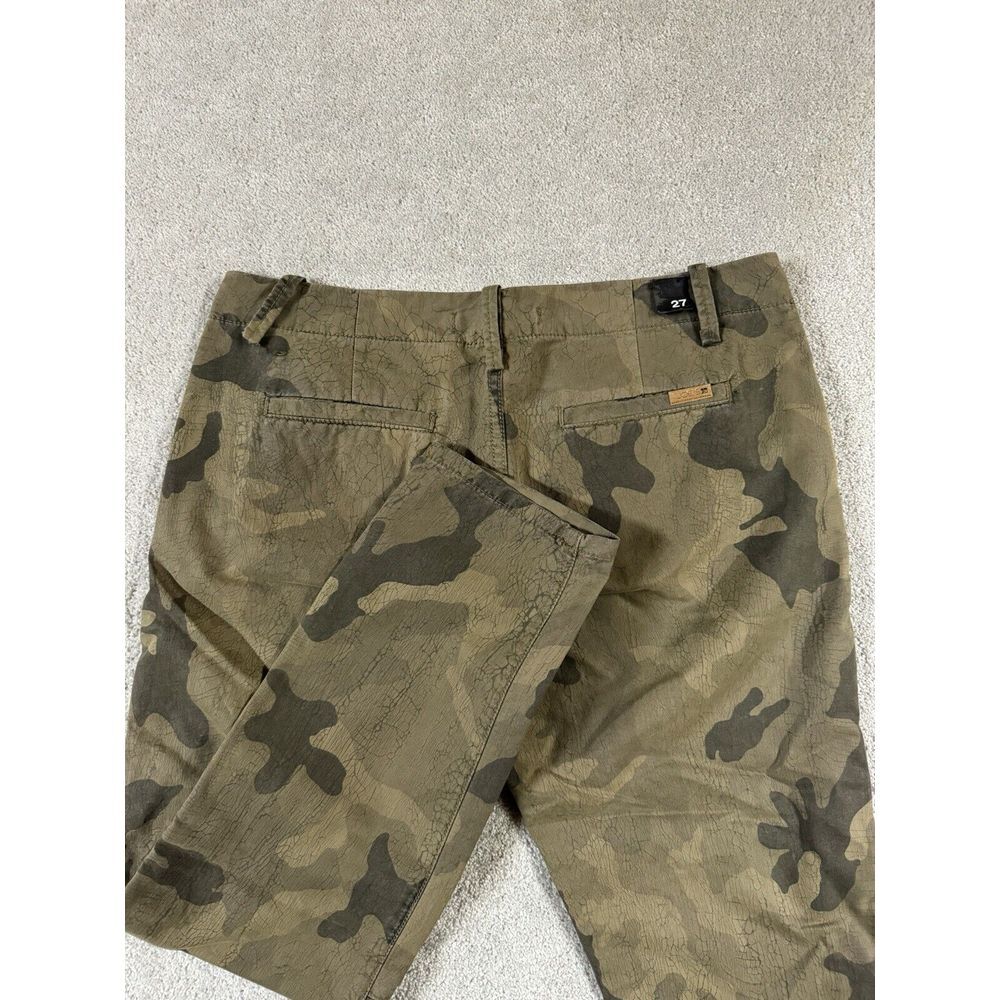 Joe's Jeans Green Camo Utility Skinny Ankle Jeans, Size 27, **1 broken Belt Loop